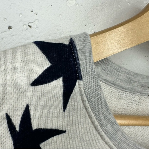 Scotch & Soda Size 2 Medium Gray Stars Sweatshirt - Picture 13 of 15